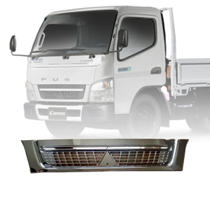 GELING Auto Parts White Long Front Radiator Chrome Grille FOR MITSUBISHI TRUCK CANTER 2005 2014 - 2010