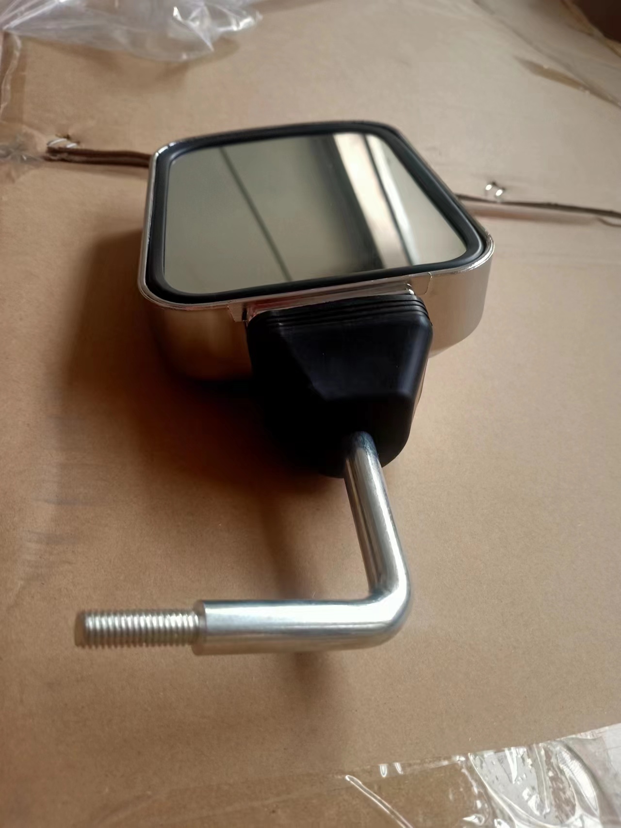 Mitsubishi Fuso Canter 2005 Truck Additional Chrome Side View Mirror with Long Bracket 