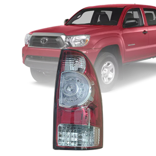 GELING Pickup Autp Lamps Driver And Passenger Side Red Clear Led Tail Light Rear Lamp Taillight for Toyota Tacoma 2012-2015