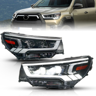 Wholesales 2021 Head Lamp Compatible for Toyota Hilux REVO Low Configuration Hilux ROCCO High Configuration Headlight